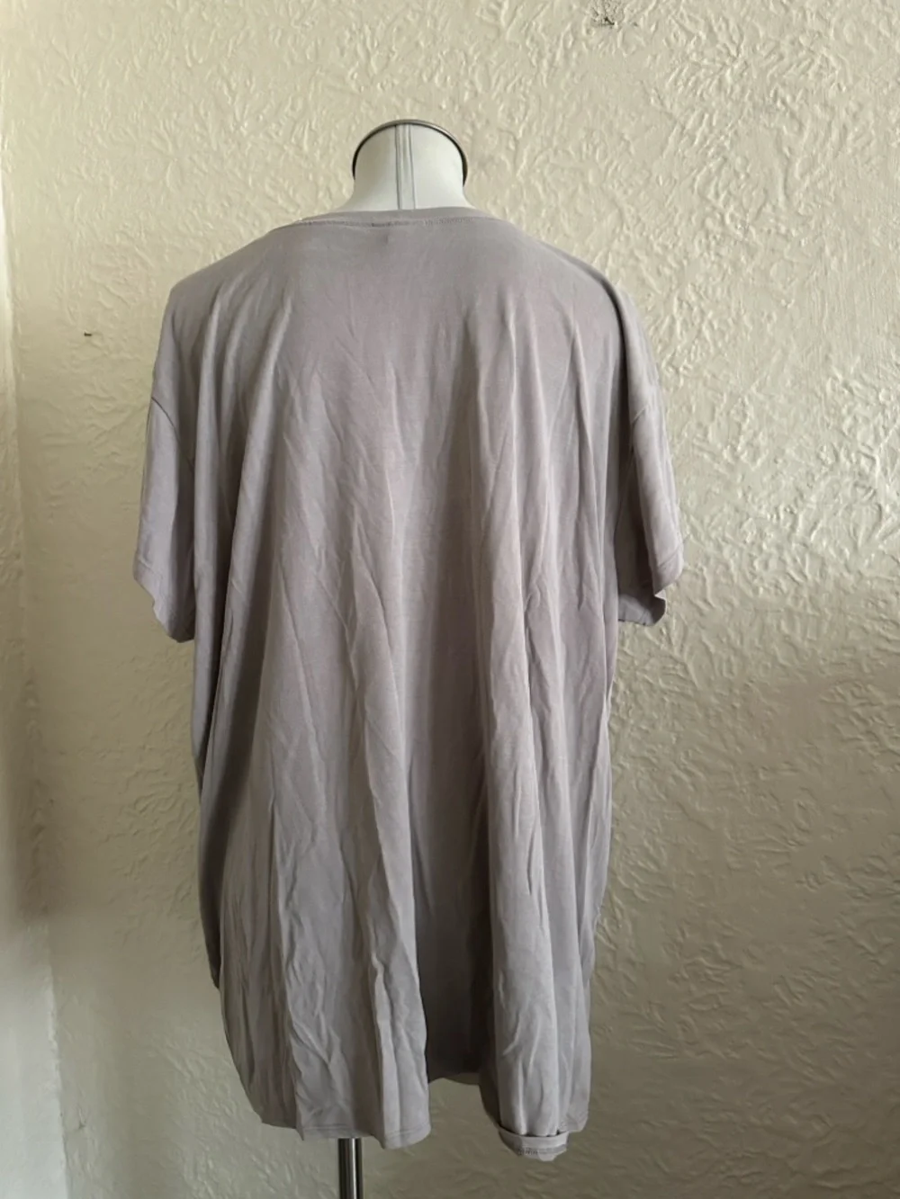 Torrid Knit Cupro Knot Front Tee Atmosphere Neutral Top Shirt 3 - Picture 5 of 9